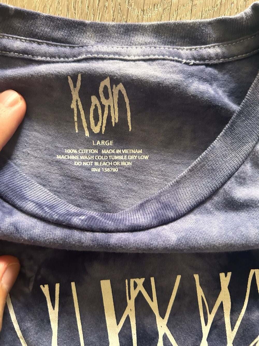 Korn The Nothing Graphic Logo Tie-Dye T-Shirt - Picture 3 of 4